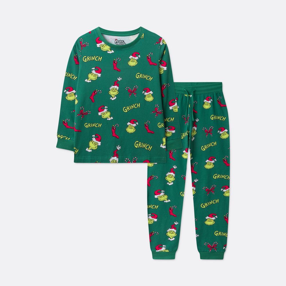 Der Grinch Weihnachtspyjama Kinder