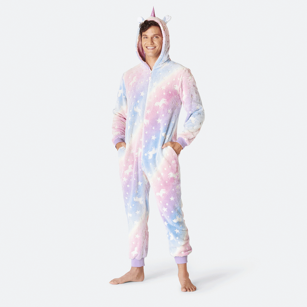Einhorn Onesie Herren