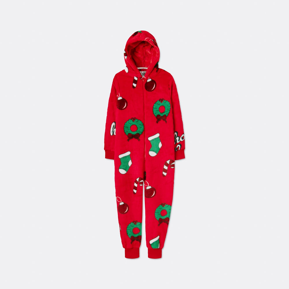 Roter Hohoho Onesie Kinder