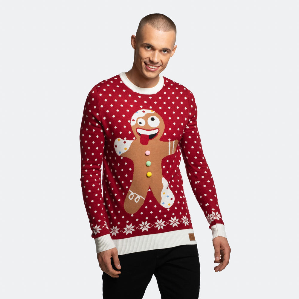 Lebkuchen Weihnachtspullover Herren