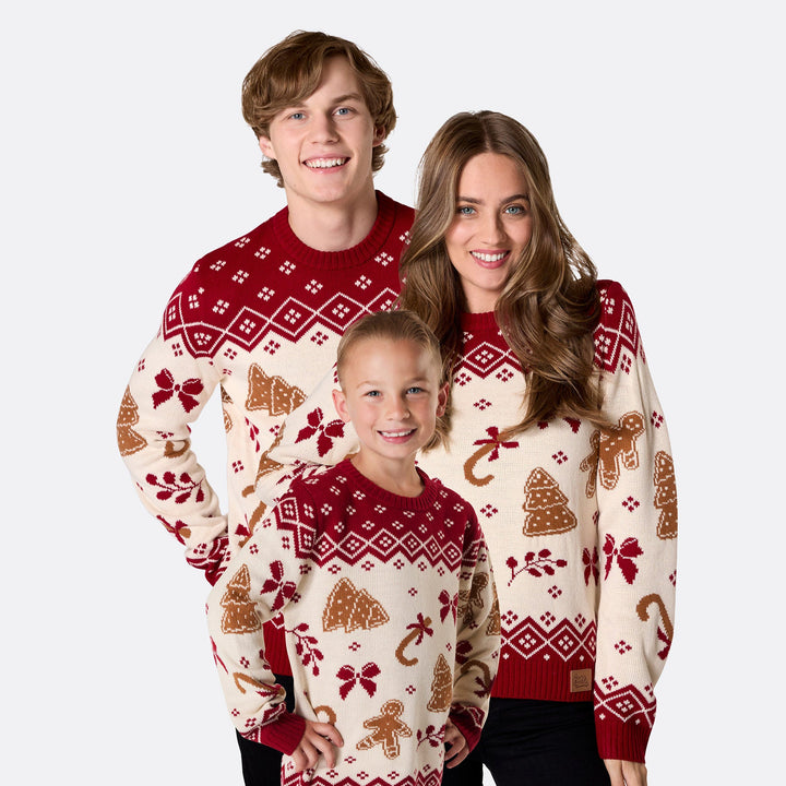 Lebkuchen Weihnachtspullover für die ganze Familie