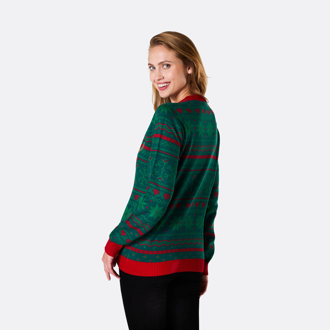 Brewdolph Weihnachtspullover Damen