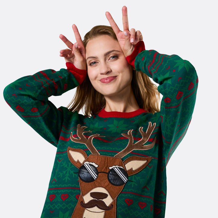 Brewdolph Weihnachtspullover Damen