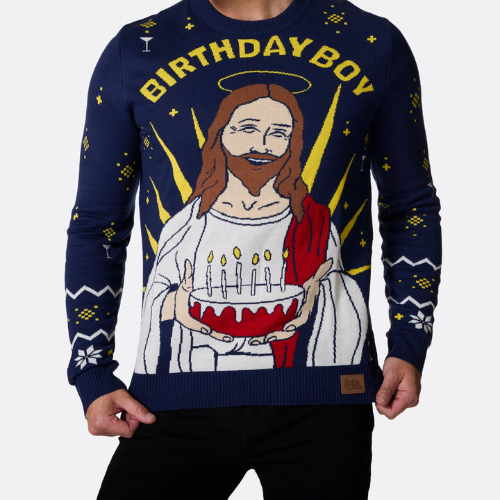 Birthday Boy Weihnachtspullover Herren