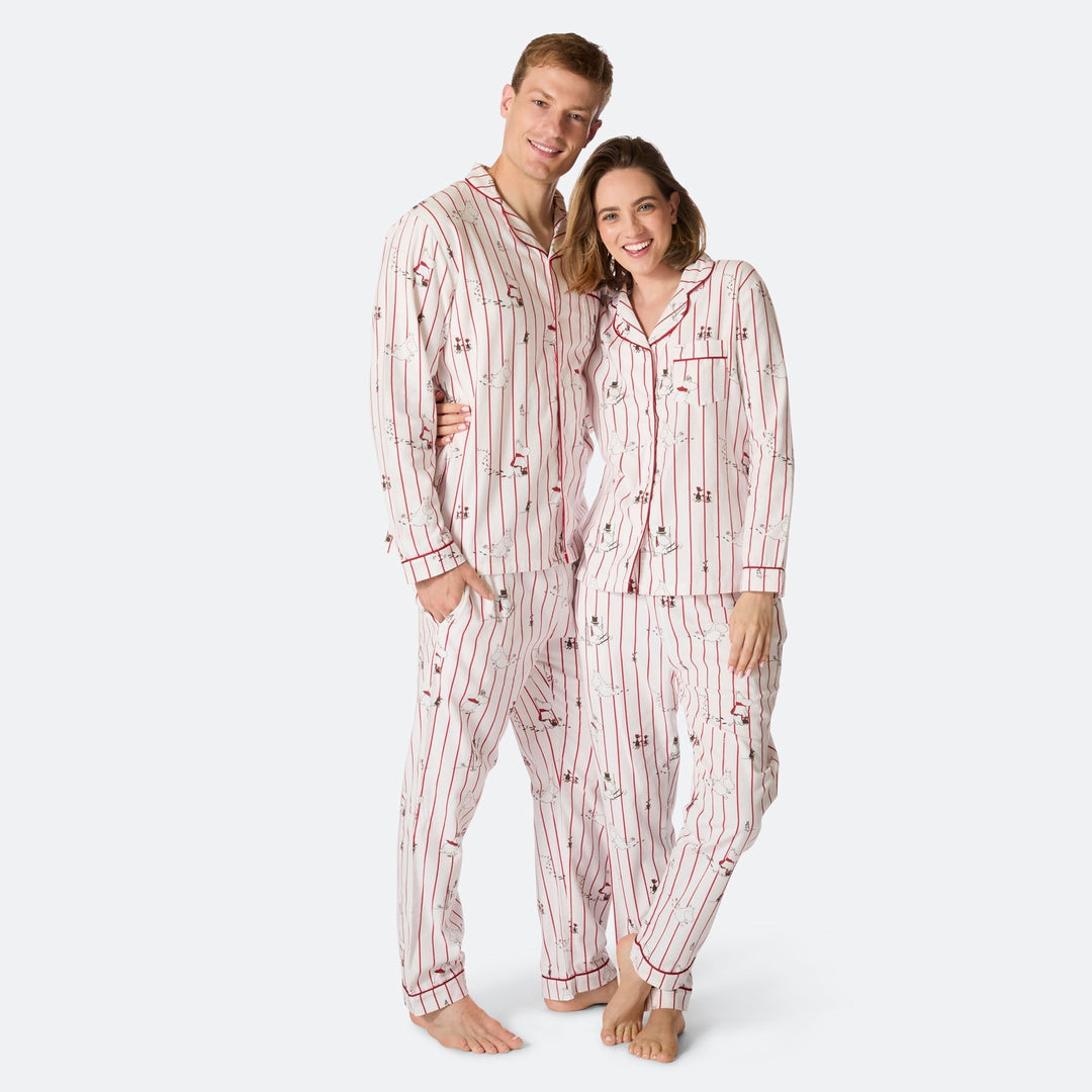 Mumins Flanell Weihnachtspyjama Herren