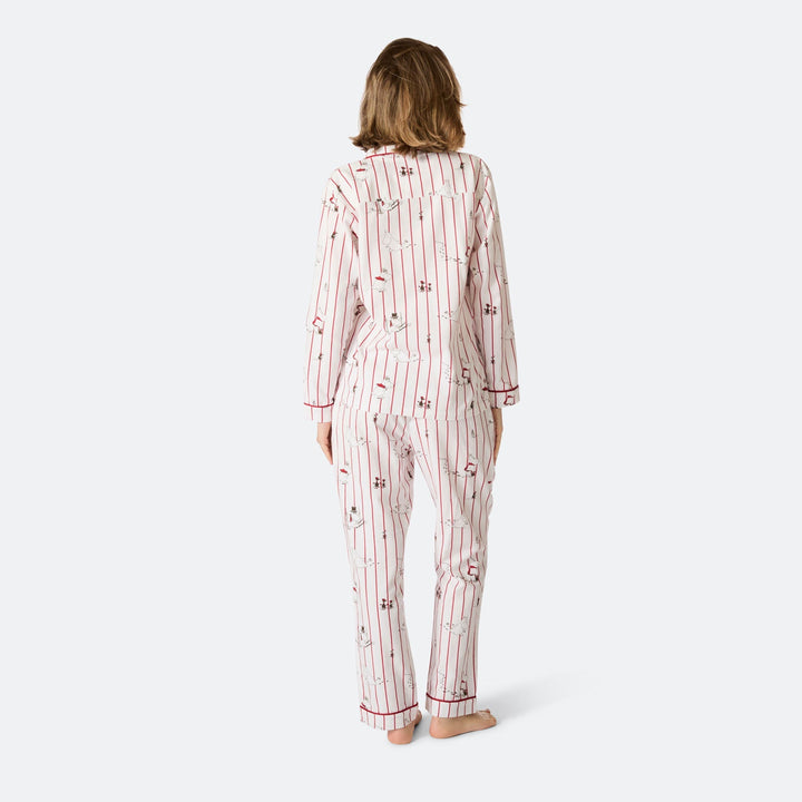Mumins Flanell Weihnachtspyjama Damen