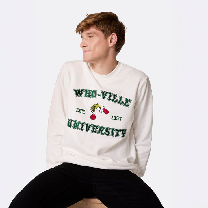 Who-Ville University Weihnachts-Sweatshirt Herren