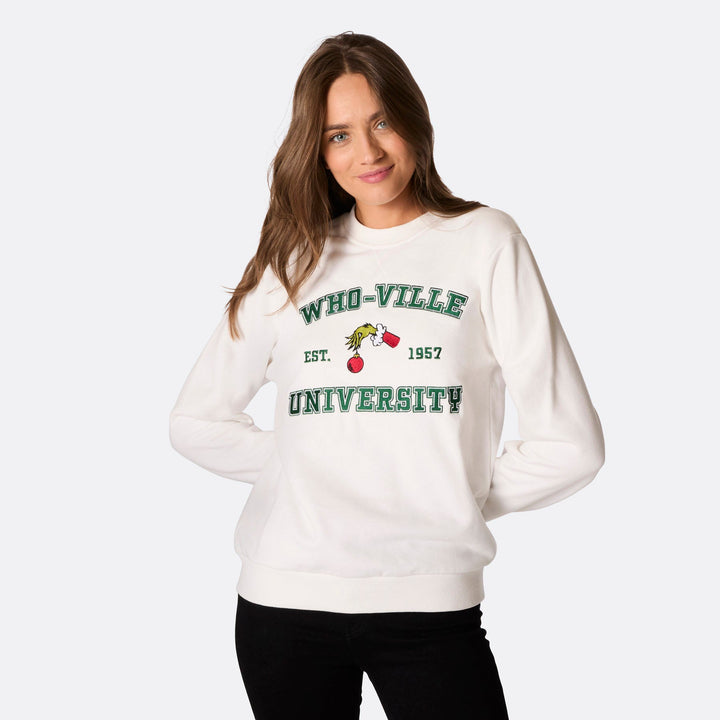 Who-Ville University Weihnachts-Sweatshirt Damen