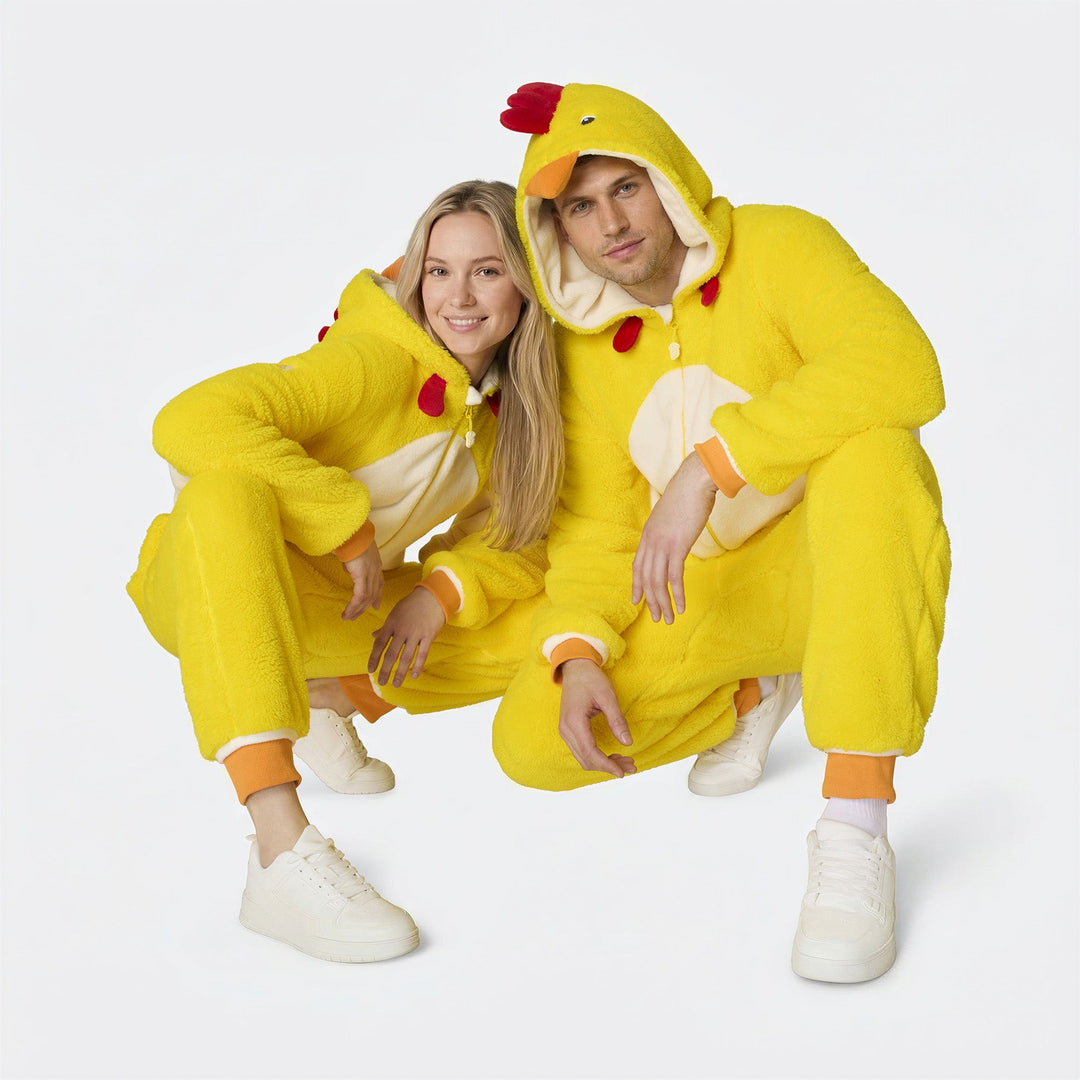 Osterhuhn Onesie Damen