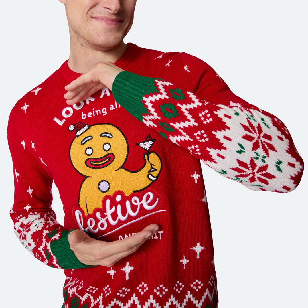 Festive Weihnachtspullover Herren