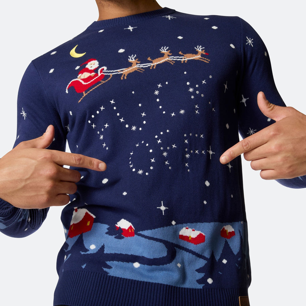 Fuck Off Weihnachtspullover Herren