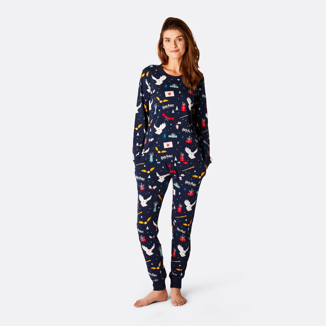 Blauer Harry Potter Pyjama Damen