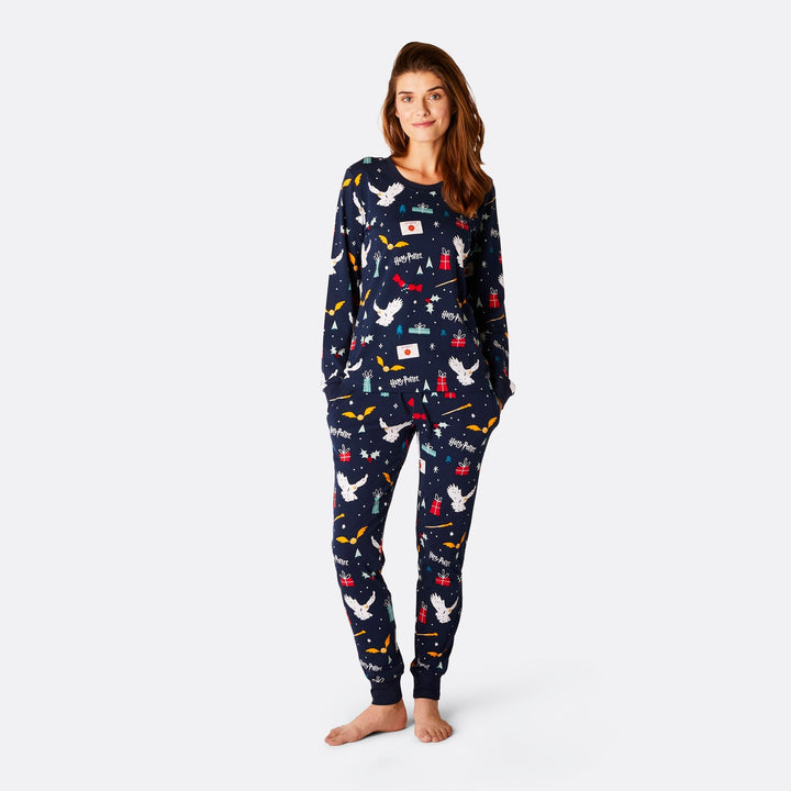 Blauer Harry Potter Pyjama Damen