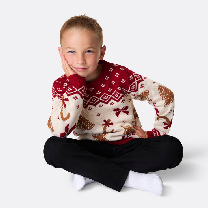 Lebkuchen Weihnachtspullover für die ganze Familie