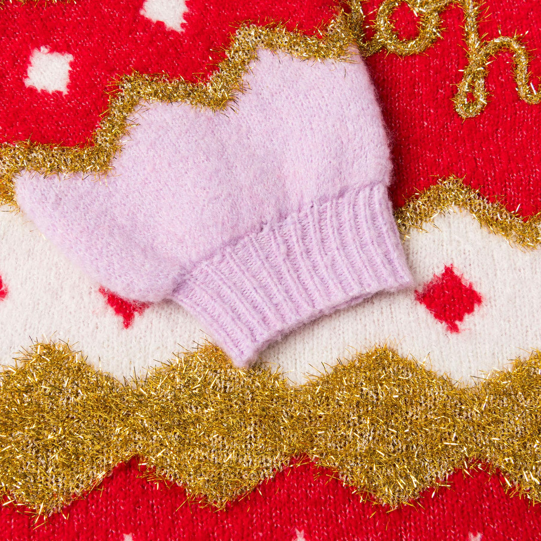 Hohoho Oversized Weihnachtspullover Kinder