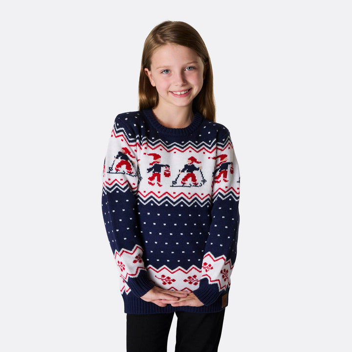 Weihnachtslandschaft Weihnachtspullover für die ganze Familie