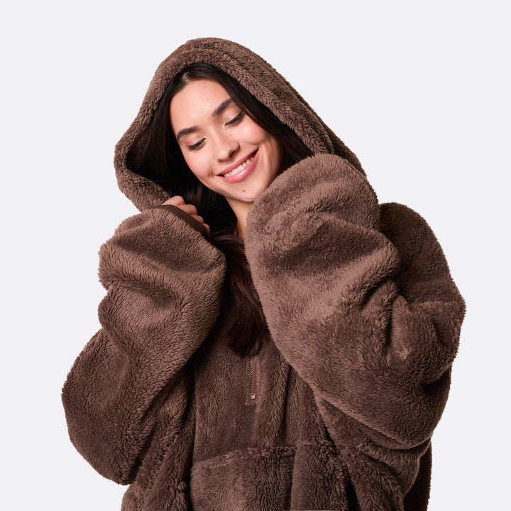 Brauner Teddy HappyHoodie