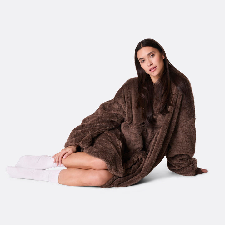 Brauner Teddy HappyHoodie