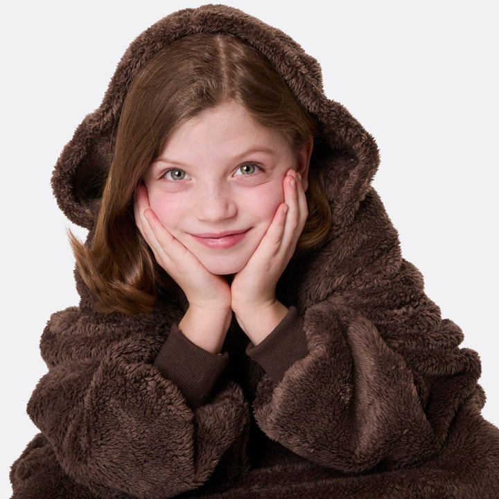 Brauner Teddy HappyHoodie Kinder