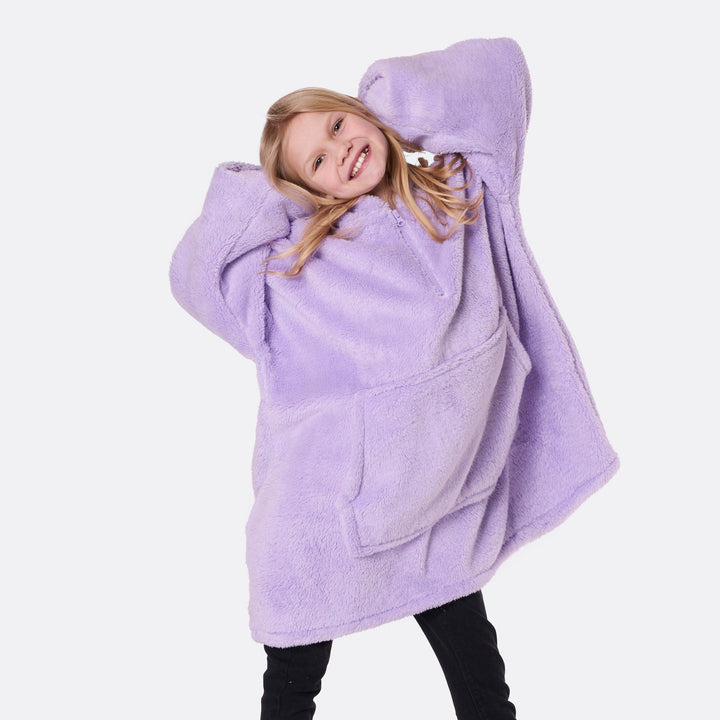 Lavendel Teddy HappyHoodie Kinder