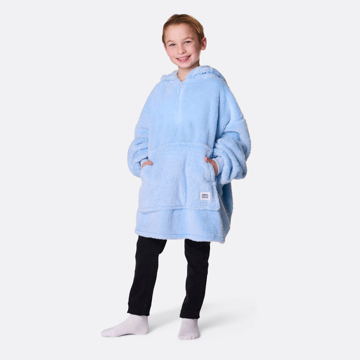 Blauer Teddy HappyHoodie Kinder