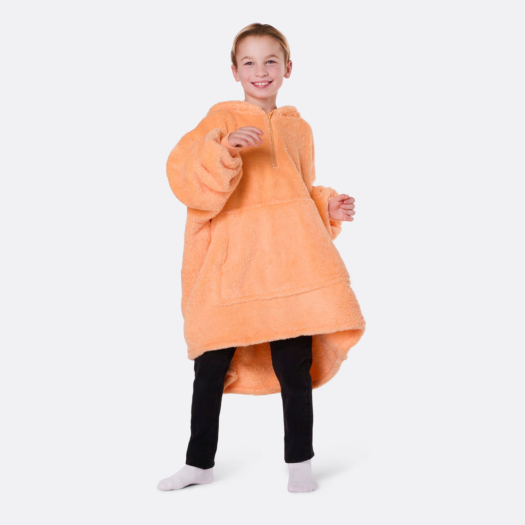 Pfirsich Teddy HappyHoodie Kinder