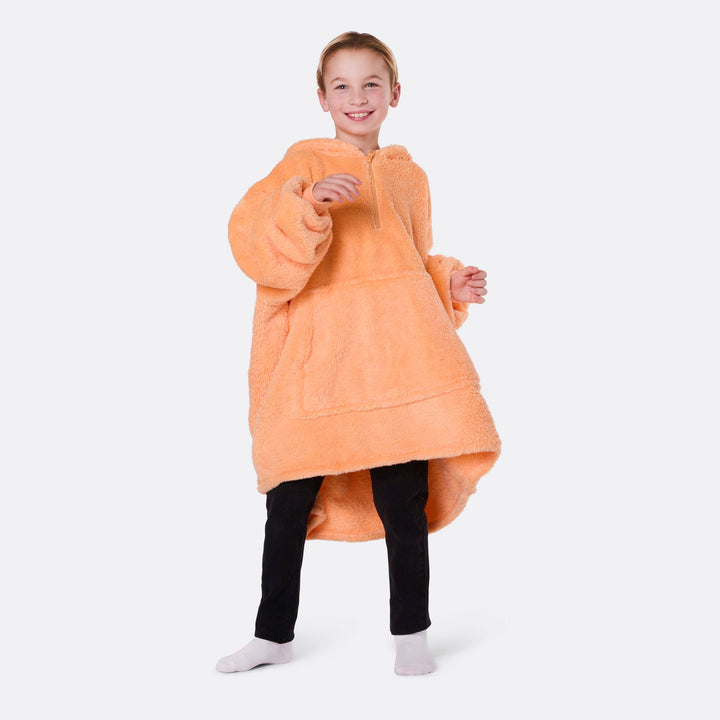 Pfirsich Teddy HappyHoodie Kinder