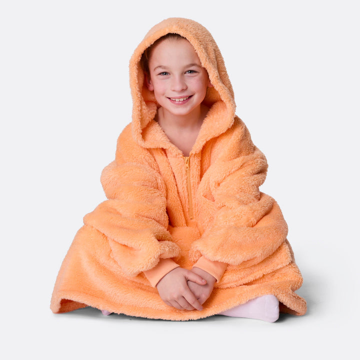 Pfirsich Teddy HappyHoodie Kinder
