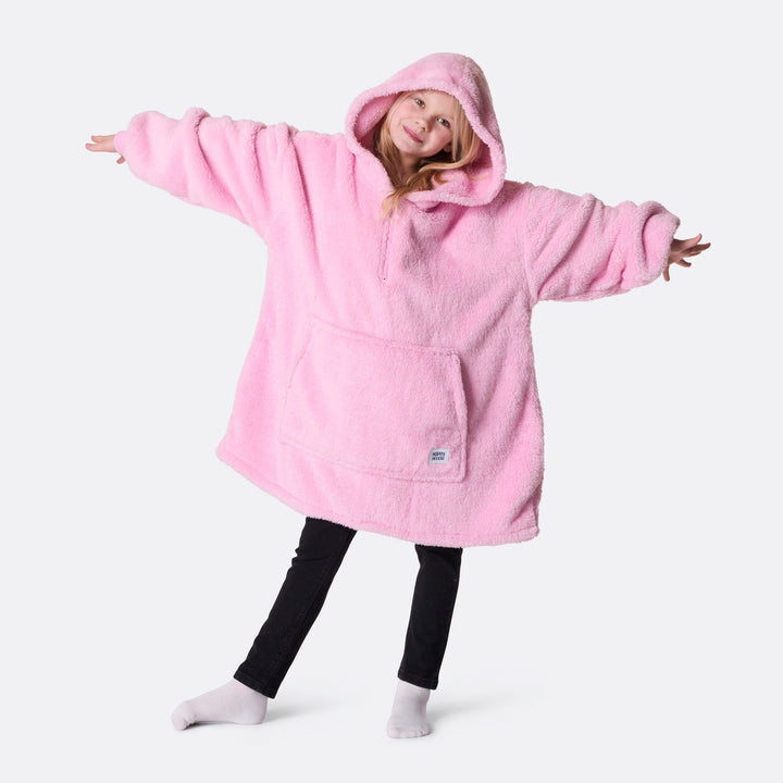 Pinker Teddy HappyHoodie Kinder