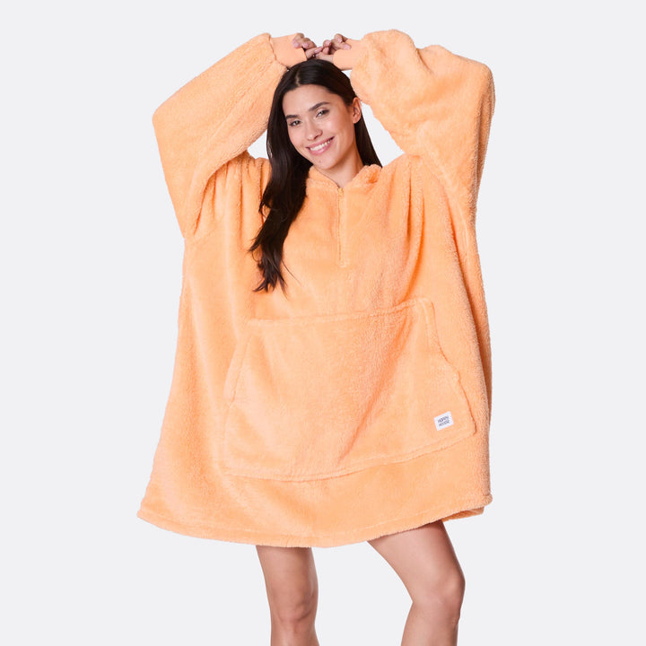 Pfirsich Teddy HappyHoodie