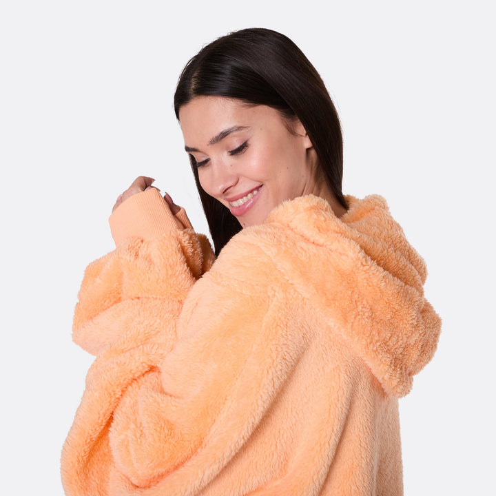 Pfirsich Teddy HappyHoodie