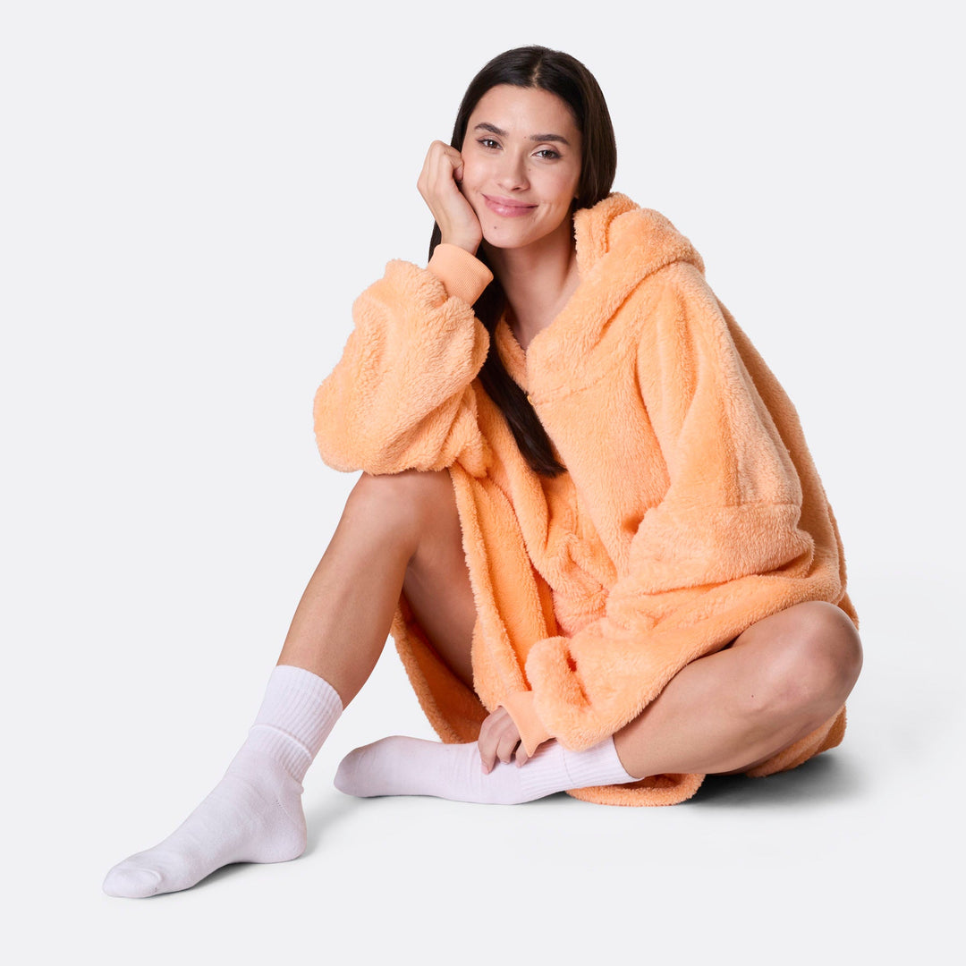 Pfirsich Teddy HappyHoodie