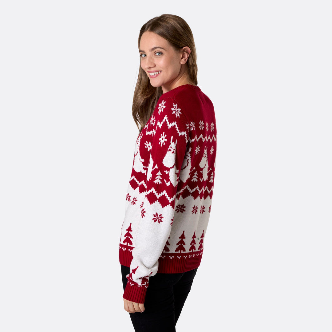 Mumins Weihnachtspullover Damen
