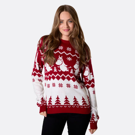 Mumins Weihnachtspullover Damen