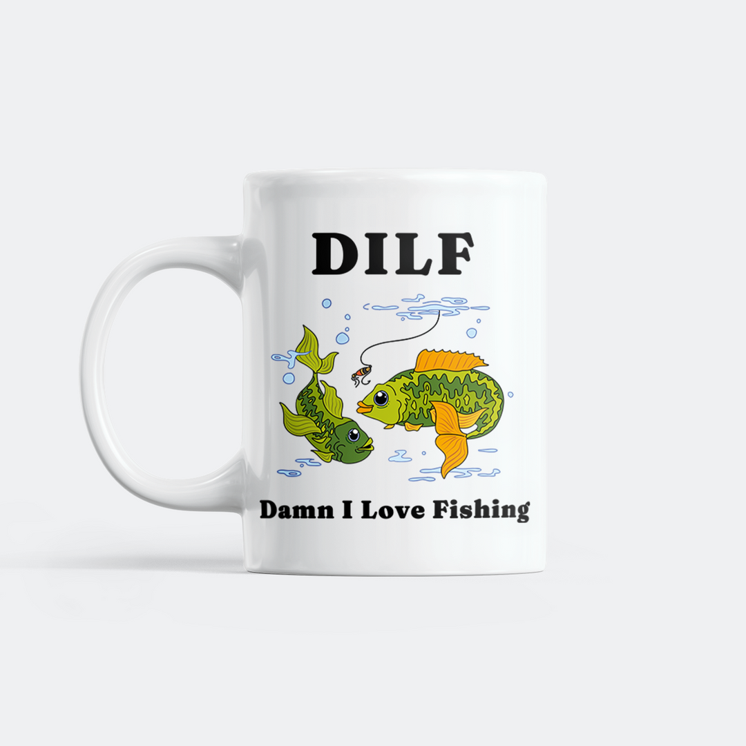 Damn I Love Fishing Tasse