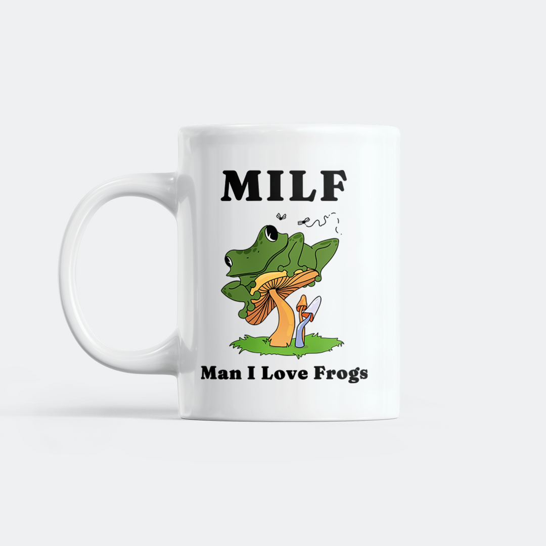 Man I Love Frogs Tasse