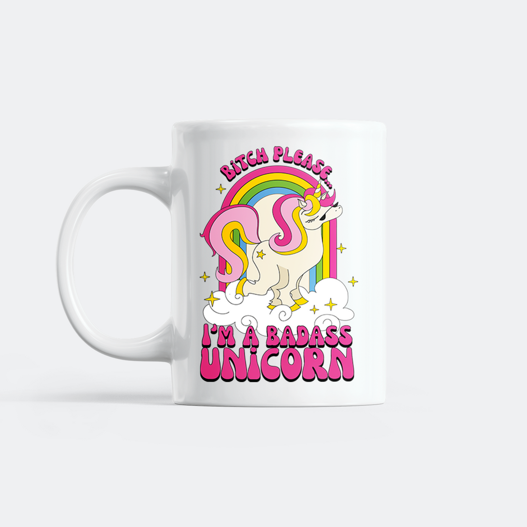 Badass Unicorn Tasse