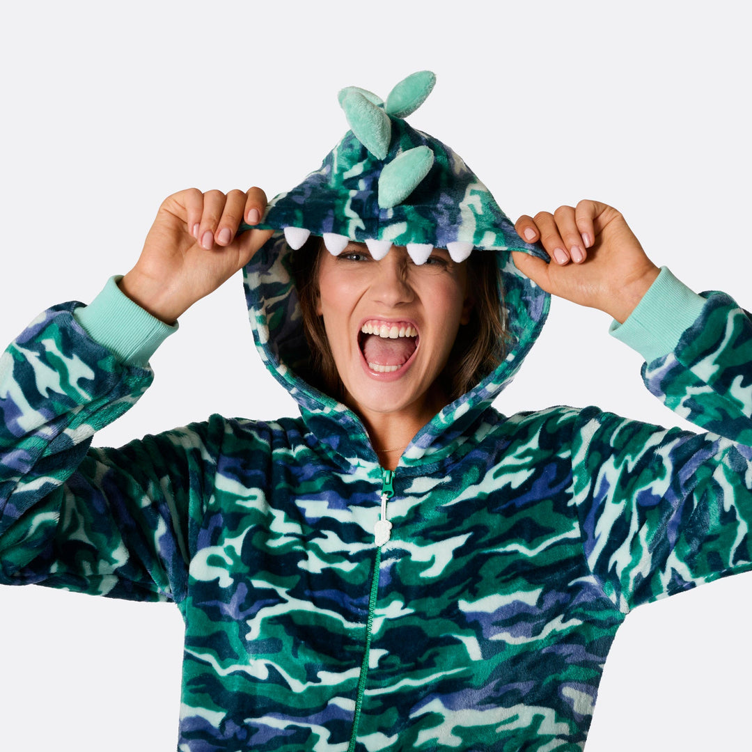 Dinosaurier Onesie Damen