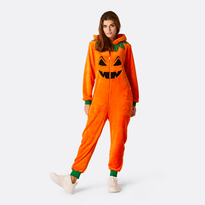 Halloweenkürbis Onesie für Damen