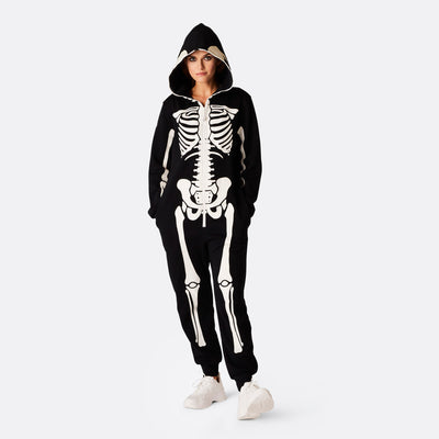 Skelett Halloween Onesie Damen