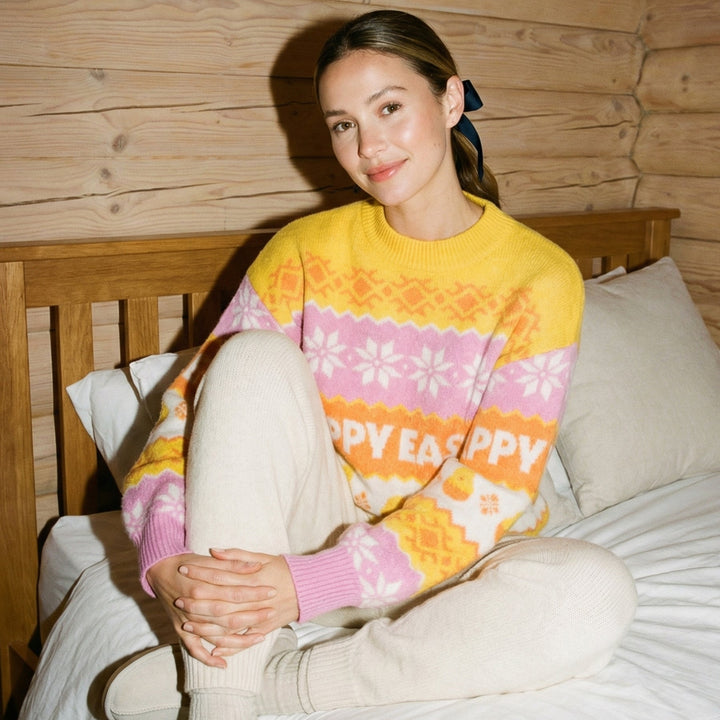 Oversized Osterpullover Damen