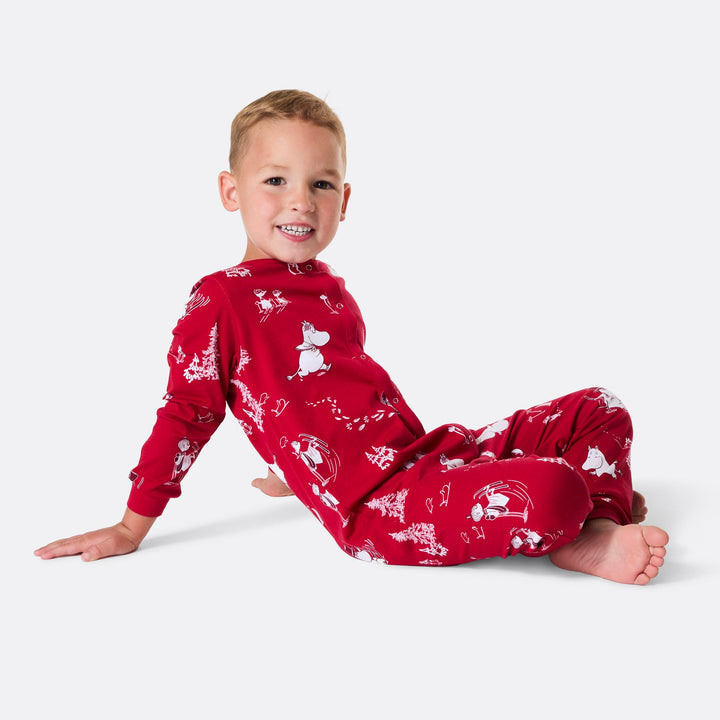 Mumins Overall Weihnachtspyjama Kinder