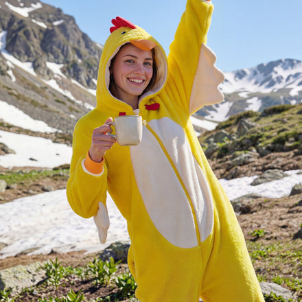 Osterhuhn Onesie Damen