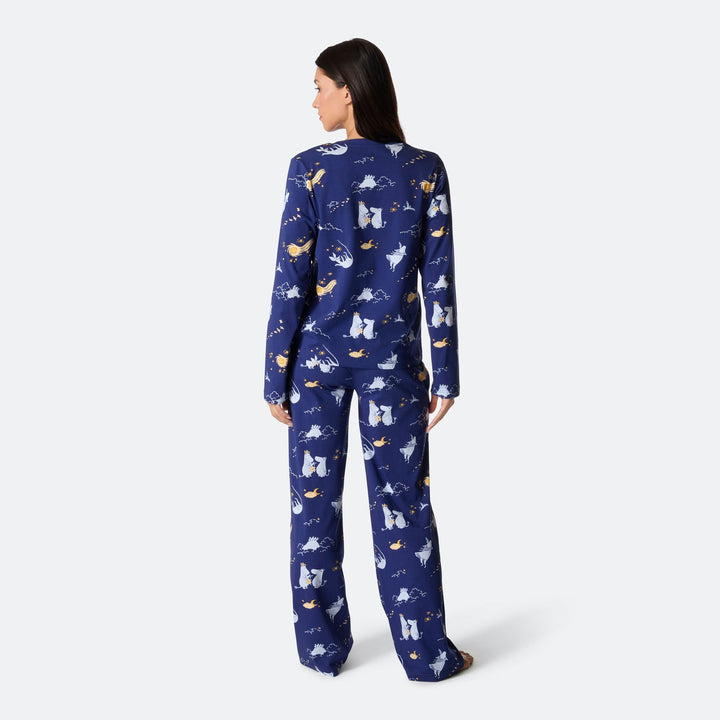 Komet im Mumintal Pyjama Damen