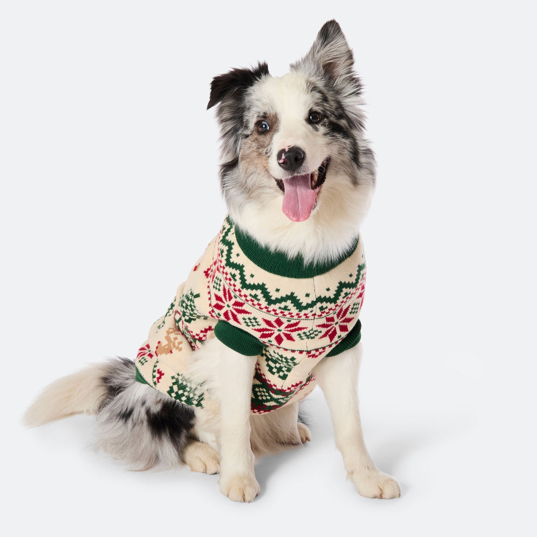 Retro Weihnachtsbaum Weihnachtspullover für Hunde