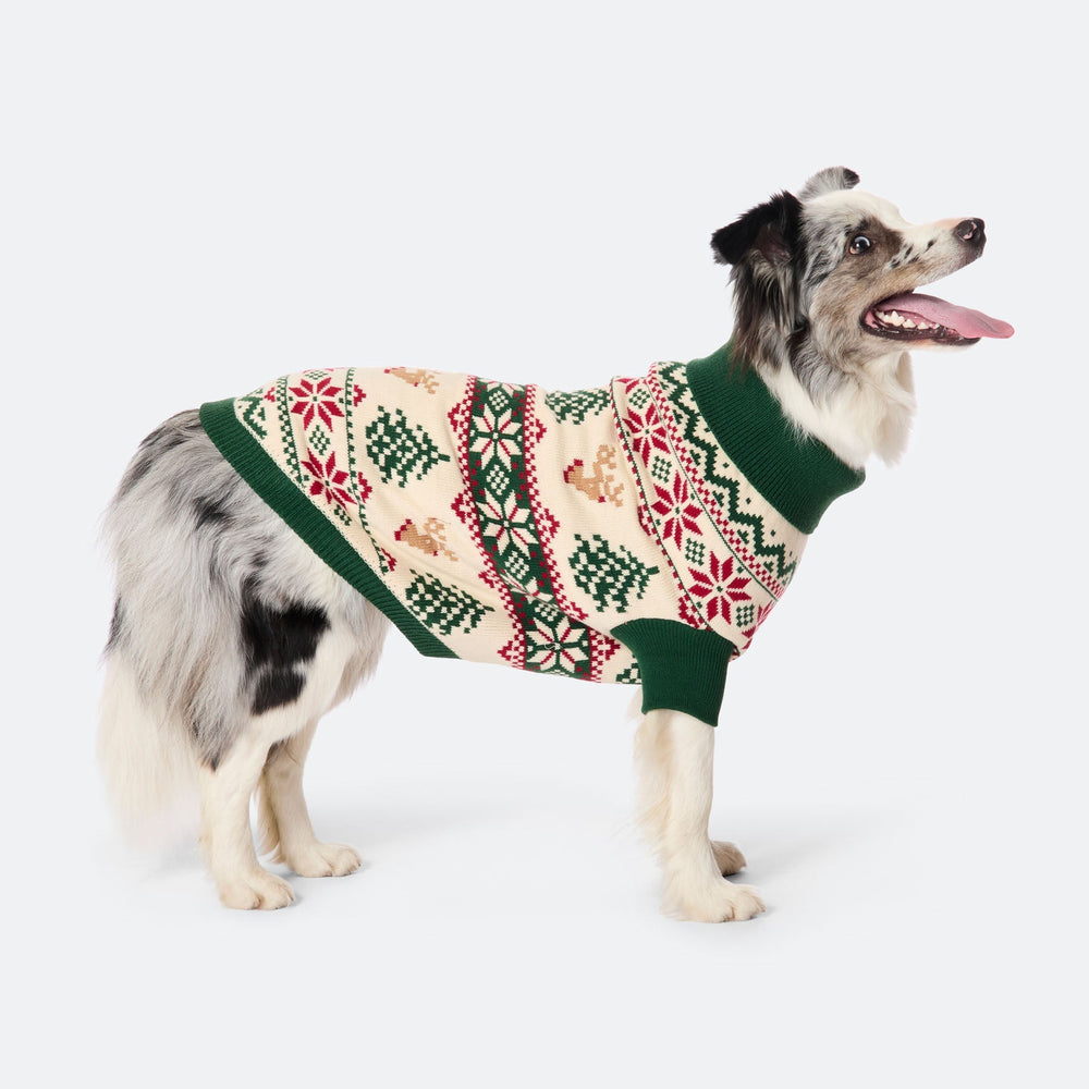 Retro Weihnachtsbaum Weihnachtspullover für Hunde