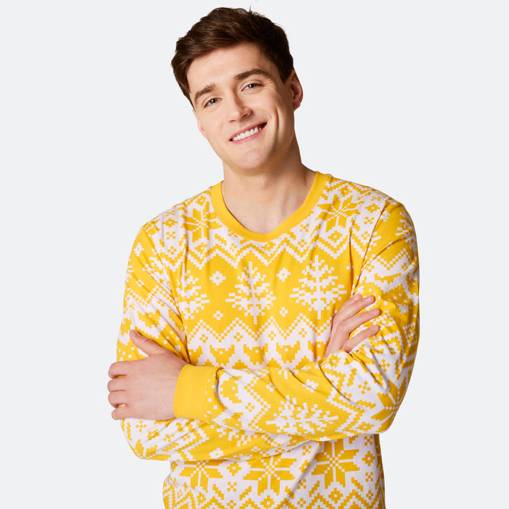 Strickmuster Osterpyjama Herren