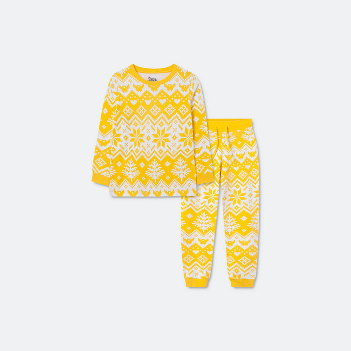 Strickmuster Osterpyjama Kinder