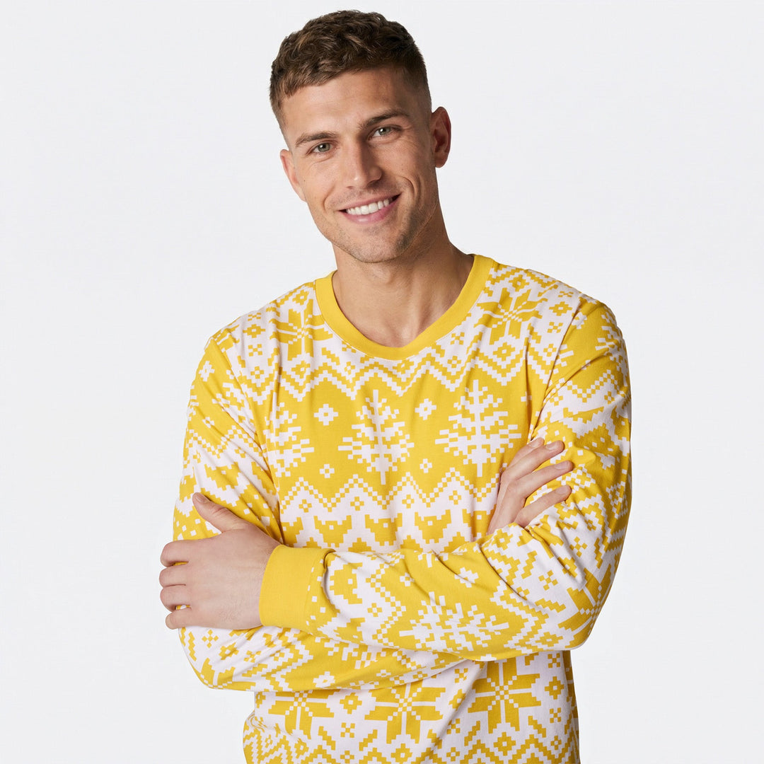 Strickmuster Osterpyjama Herren