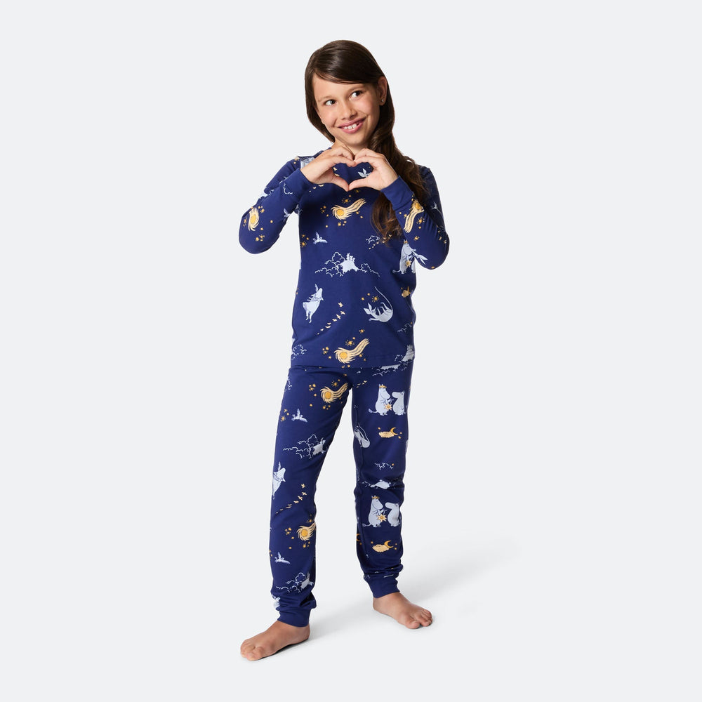 Komet im Mumintal Weihnachtspyjama Kinder